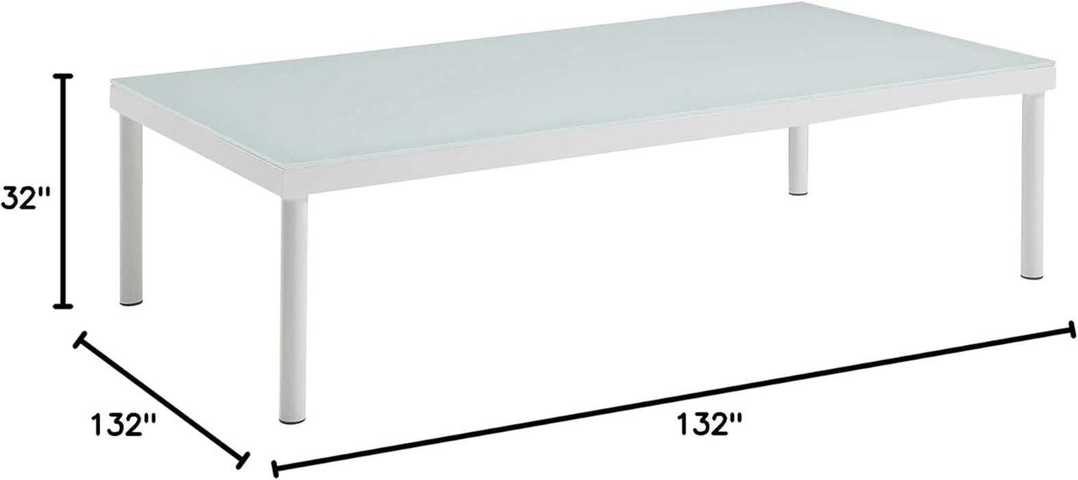 Harmony 8-Piece Aluminum Outdoor Patio Furniture Sectional Sofa Set with Cushions in White Beige