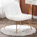 Faux Fur Upholstered Living Room Chair