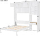Full Size Murphy Bed With IndustrialConstructionGrade Desk