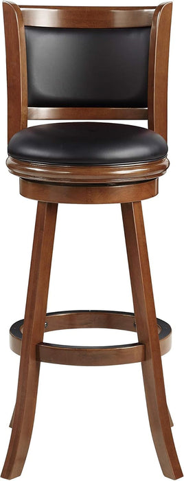 Augusta Extra Tall Swivel Bar Stool, 34-Inch, 1-Pack, Cherry