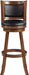 Augusta Extra Tall Swivel Bar Stool, 34-Inch, 1-Pack, Cherry