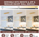 Gold Dimmable LED Chandelier Pendant Lighting Dining