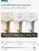 22In Enclosed Ceiling Fan with Light and Remote, White Modern Bladeless Ceiling Fan with Bright Light, Led Flush Mount Ceiling Fans for Bedroom, Living Room, Kid Room(6 Speeds, 3000-6000K)