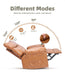 Leather Recliner Chair - Heat and Massage, Swivel Rocker Manual Recliner for Adults, Lazy Rocking Chair with Comfort Arms and Back Single Sofa for Living Room