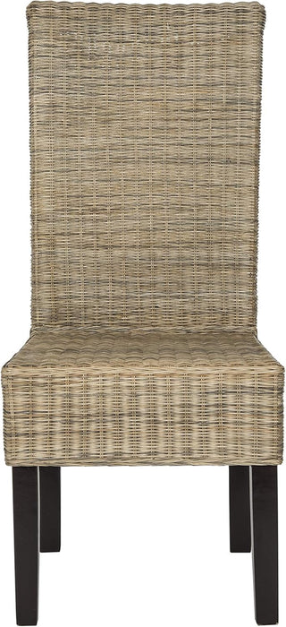 Home Collection Arjun Grey Wicker 18-Inch Dining Chair