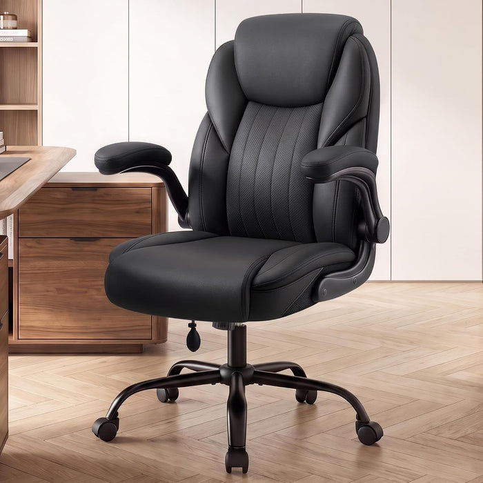Office Desk Chair, Computer Chair with Inflatable Lumbar Support