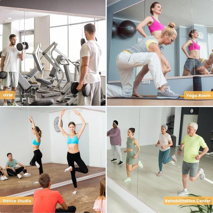 Gym Mirror, 67''X24''(Each)-2Pcs