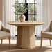 43 Inch Circular Dining Table With SolidWoodPedestal