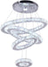 Crystal Ring Pendant Chandelier Cool White Lighting
