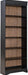 Liberty Furniture Meritage 84 Inch Bookcase for Home Office - Aged Charcoal W/Rub Thru & Caramel