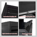 4 Drawer Mobile File Cabinet with Lock,Black Metal Filing Cabinets