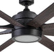 Ceiling Fans Xerxes Modern 62 Inch Ceiling Fan with Light, Remote Control Fan, LED Indoor Fan with 8 Blades, Matte Black and Ash Blade Finish Options, Matte Black (51473-01)