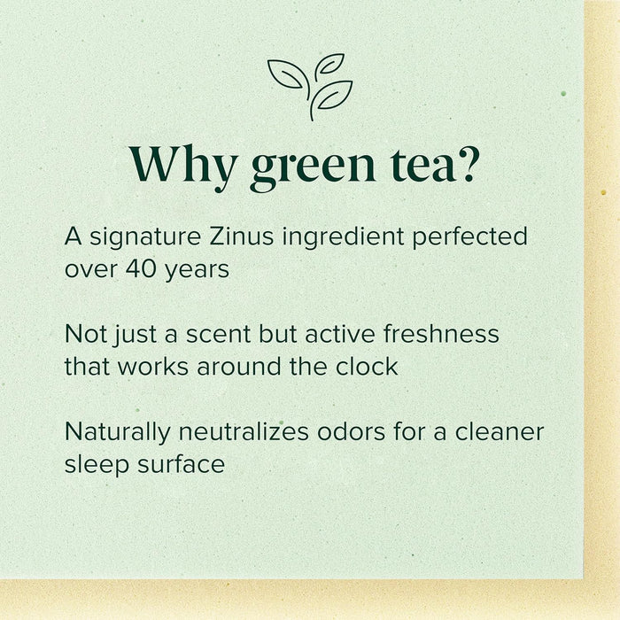 10 Inch Queen Green Tea Memory Foam Mattress, Medium Firm Feel