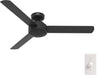Contemporary 52 Inch Matte Black Ceiling Fan