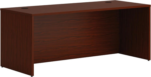 MOD Executive Desk 72-Inch Large Computer Desk Shell, Thick Wooden Laminate, Modern Table with Cord Management, 72" W X 30" D X 29" H, Traditional Mahogany