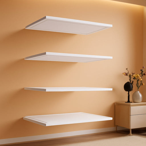 2X4 LED Flat Panel Light, 4 Pack 7800LM 2X4 Flat Panel Ceiling Lighting Fixture, 5000K LED Drop Ceiling Light Fixture, 0-10V Dimmable Recessed Edge-Lit Troffer Light for Office, ETL Listed,110-277V AC