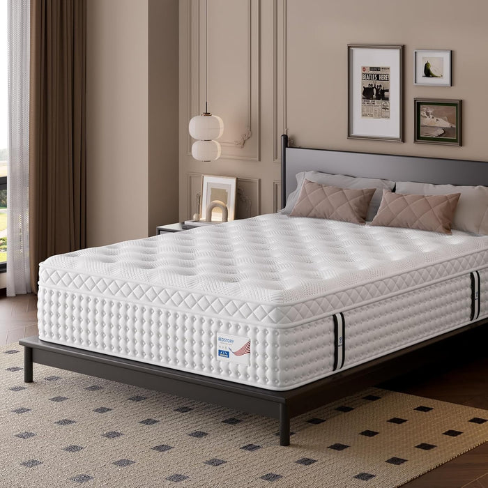 Queen Size Luxury Hybrid Mattress With ZonedSupport