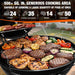 22 Inch Premium Charcoal Grill, Kettle Barbecue and Smoker Grills 500+ Sq. In. Cooking Area for Outdoor BBQ, Tailgating and Patio, Black