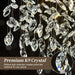 Gold Crystal Chandelier 43 Inch Tree Branch Chandelier 12-Lights