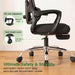 Ergonomic Office Chair with Footrest, 90-145° Reclining Desk Chair