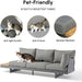 Outdoor Conversation Sets, Teak & Aluminum Modular Patio Furniture