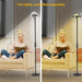Floor Lamp 75InchTall With Rotatable Ring Illumination
