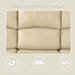 Leather Recliner Sofa Set，Leather Reclining Sofa Set for Living Room Furniture Sets，Beige Recliner Couch Set for Living Room/Office/Theater Seating(Sofa Set 3 Pieces)