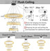 Modern Glam Chandelier Crystal LED Remote Rings Chandelier Adjustable Hanging Ceilings Pendant Lights Fixture Black 16"+24"+32" Rings Lighting