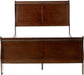 202411F-CO Traditional Cappuccino Louis Philippe Full Size Bed