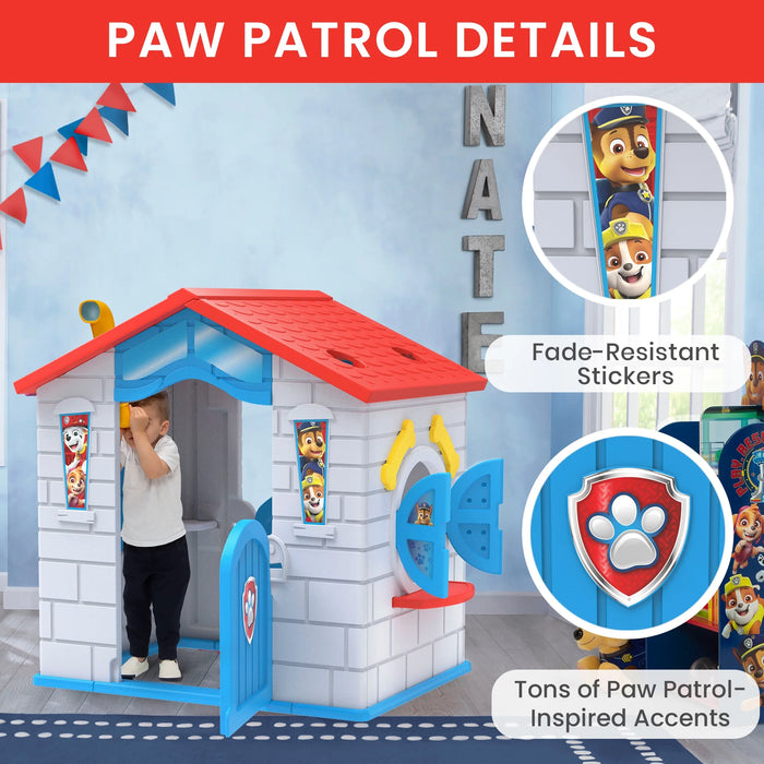 Nick Jr. PAW Patrol Plastic Indoor/Outdoor Playhouse with Easy Assembly by