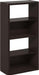 Viola Book Shelf, 4-Tier Bookshelf, Bookcase with Open Shelf, 11.3 X 23.2 X 45.4, for Living Room, Bedroom, Home Office, Dark Oak