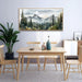 Wood Framed Wall Art for Living Room Large Wall Decor for Office Bedroom Pictures Abstract Mountain Forest Landscapes Ink Canvas Prints Painting Artwork Modern Stretched and Framed Poster