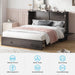 Queen Murphy Bed Cabinet SolidWood Mattress Included