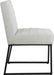 Channeled Metal Dining Chair - Sustainable Gray Woven (Single Pack)