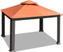 USA 10-Year-Non-Fading 10X13Ft Titan Patio Gazebo, Super Thick Sunbrella Fabric UPF 50+ UV Protection, Heavy Duty Commercial Rust-Proof Aluminum Frame, Windproof Vented Top Gazebo, Rust