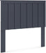 Simmenfort Full Panel Headboard, Blue