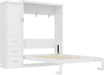 Fullsize Murphy Bed With Integrated Wardrobe Storage