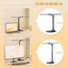 LED Desk Lamp for Office Home, Height Adjustable Architect Desk Light with USB Adapter, Stepless Dimming Desk Lamp Light for Reading, Study, Workbench