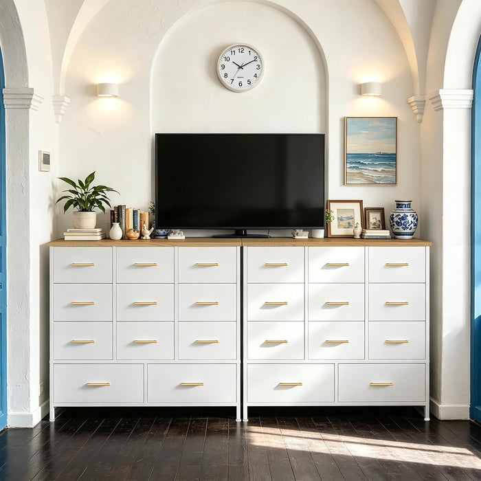 Dresser for Bedroom with 11 Storage Drawers, Tall Chests of Drawers