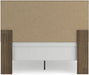 Signature Design by Ashley Jonnifer Queen Panel Bedframe, Bed Frame with Headboard, Engineered Wood and Decorative Laminate, Casual Bedroom Bedframes, Warm Auburn Finish