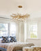 Modern Tree Branch Crystal Chandelier Luxury Gold Crystal Pendant Lighting 40" Contemporary 14-Light Chandeliers for Dining Room Kitchen Bedroom Living Room