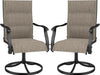 Patio Chairs Set of 2, Outdoor Chairs Set of 2, Patio Chairs, Brown