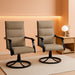 Patio Chairs Set of 2, Outdoor Chairs Set of 2, Patio Chairs, Brown