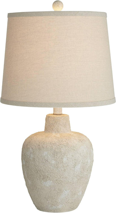Romeo 23 1/2" High Table Lamps Set of 2 Distressed Earth Jar Farmhouse
