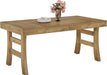 63-Inch Dining Table for 4-6 People, Farmhouse Rectangular Large Kitchen Dinner Eating Table with Sturdy Legs for Home Kitchen, Dining Room, Light Brown