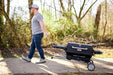 ® Electric Portable Charcoal Grill and Smoker with Steadytemp Analog Temperature Control, Collapsible Cart and 200 Cooking Square Inches in Black, Model MB20040722