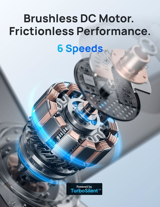 Ceiling Fans with Lights, 52 Inch, 6 Speeds, 5 Color Tones Dimmable LED, Quiet Reversible DC Motor, Remote, 8H Timer, Black Ceiling Fan for Bedroom, Living Room, Easy to Install