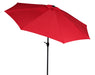 9Ft Really Red round Outdoor Tilting Market Patio Umbrella with Crank