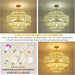23.62In Large White Rattan Chandeliers Light Dining Room 6-Light