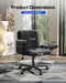 Criss Cross Chair with Adjustable Armrests